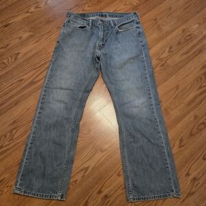 Levis 559 Jeans Men Denim Medium Wash Relaxed Straight Fit Cotton Casual 34 X 32